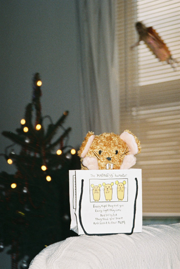 The Christmas madness hamster